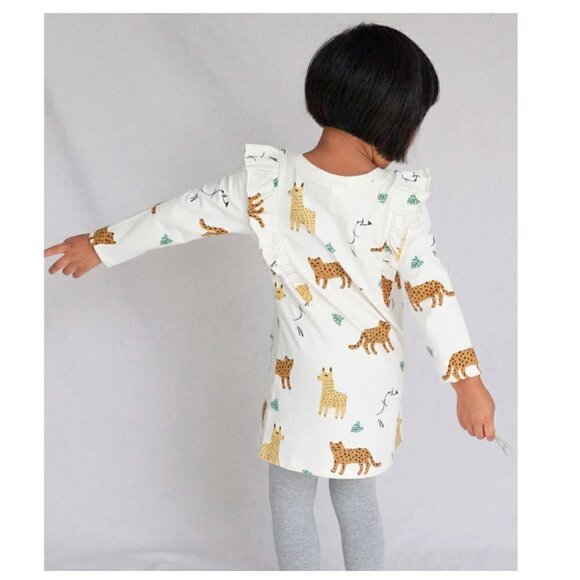 TEA Peruvian Friends Ruffle Dress NWT - Picture 4 of 5